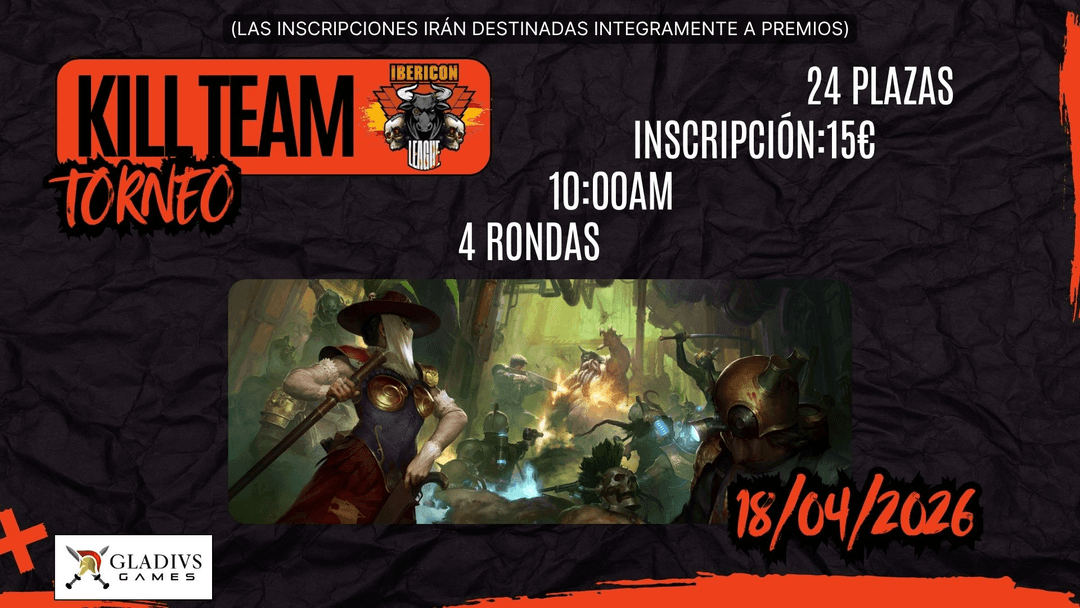 TORNEO KILL TEAM - 18/04/2026